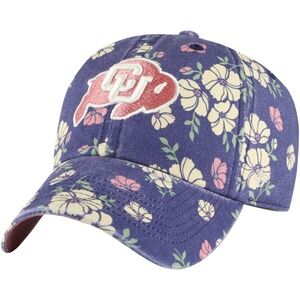 CU buffaloes blue Floral baseball cap
